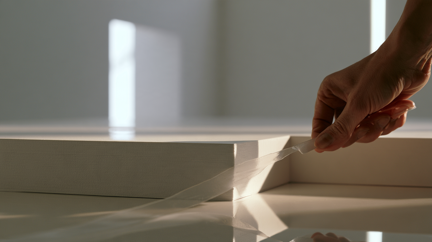 A hand shaves a thin layer from a substantial paper form.